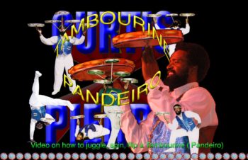 How to juggle, spin, flip a Tambourine (Pandeiro)